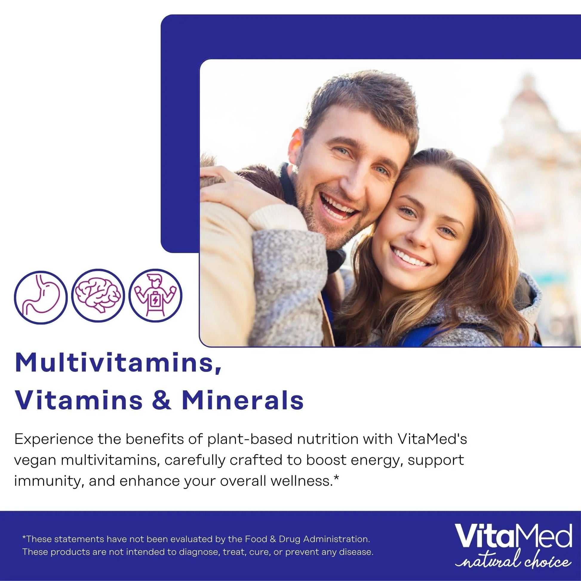 Vita Forte Vegan Multivitamin with Probiotics, Digestive Enzymes & 42 Fruits & Vegetables – Halal Certified VitaMedBuy Supplements Australia