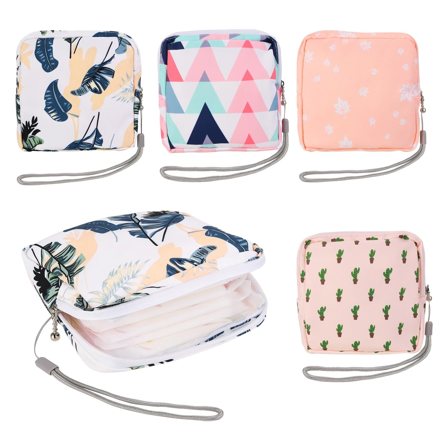 4Pcs Sanitary Napkin Storage Bag, Small Menstrual Period Bag Period Pouch Waterproof AbeilloBuy Supplements Australia