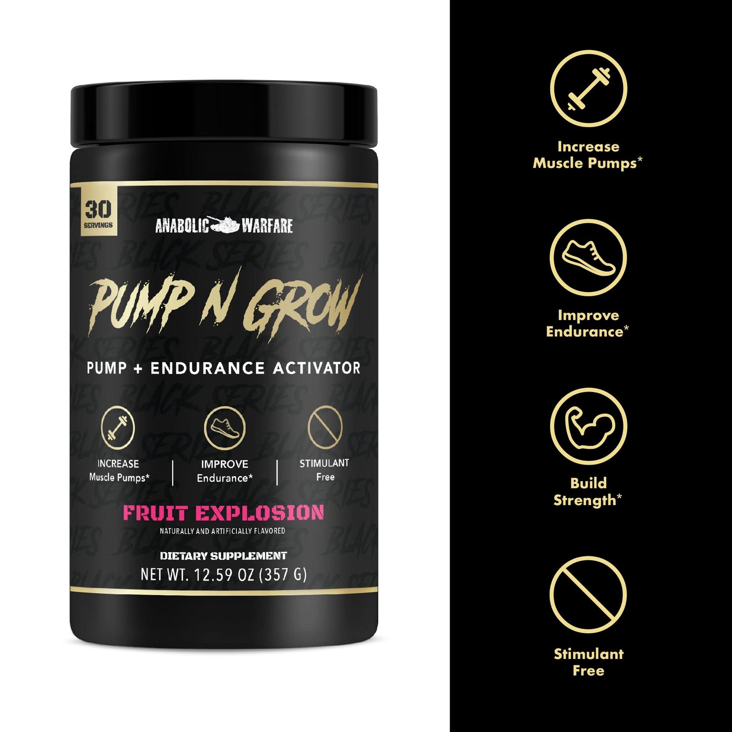Anabolic Warfare Pump-N-Grow Muscle Pump Supplement Caffeine Free Pre Workout Anabolic WarfareBuy Supplements Australia