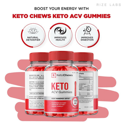 (2 Pack) Keto Chews Gummies - Keto Chews ACV Gummies for Weight Loss 525 MG rize labsBuy Supplements Australia