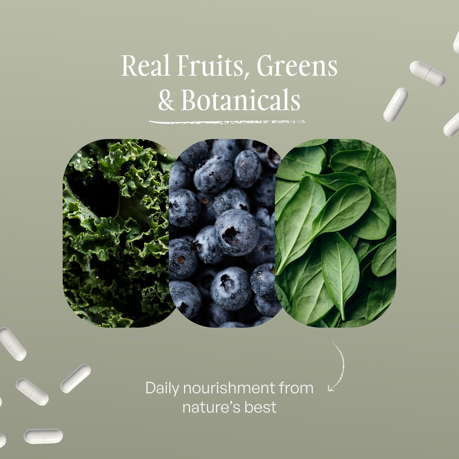 SUBSTANCE. - Nature's Sustenance Daily Greens, Daily Fruit and Veggies Supplement - Enhance Energy, Mental Clarity - Fruits and Vegetables Supplements - US Made, Vegan-Friendly - 30 Servings. SUBSTANCE.Buy Supplements Australia