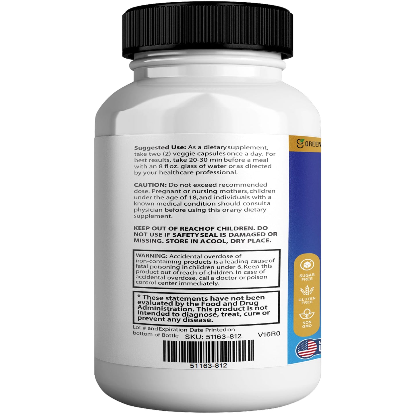 Memory, Mood & Brain Max Extra Strength Supplement with Herbal Ingredients, 60 Capsules, DHA, Vitamins, Bacopa, Green Tea (1) GREENVIFYBuy Supplements Australia