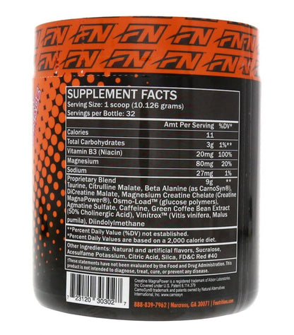 Formutech Nutrition Volatile Pre Workout, Cherry Lemonade, w/2 Forms of Creatine for Insane Muscle Pumps and Building Lean Muscle Mass 32 Servings