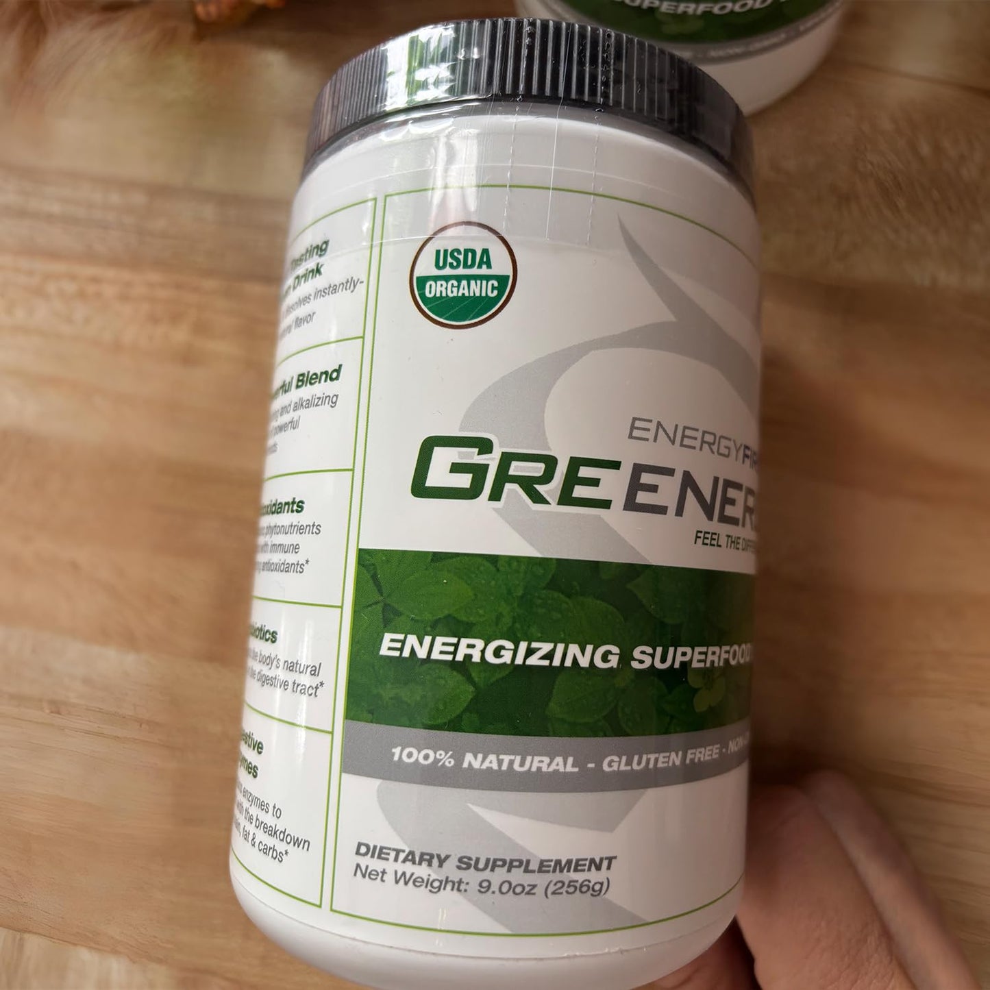 EnergyFirst Energize and Detoxify Greenergy Organic Superfood Powder - Vegan, Gluten-Free, Sugar-Free, Non-GMO - 30 Servings for Daily Energy & Immunity Boost! EnergyFirstBuy Supplements Australia