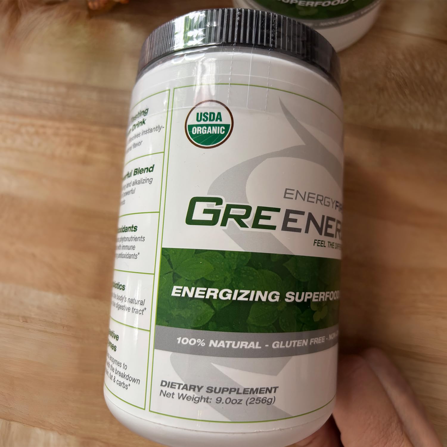 EnergyFirst Energize and Detoxify Greenergy Organic Superfood Powder - Vegan, Gluten-Free, Sugar-Free, Non-GMO - 30 Servings for Daily Energy & Immunity Boost! EnergyFirstBuy Supplements Australia