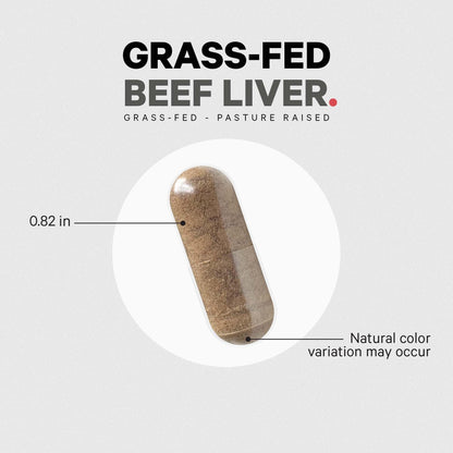 Codeage Grass Fed Beef Liver Supplement Superfood, Freeze Dried, Non-Defatted, Desiccated Glandulars Bovine Pills, Pasture Raised Beef Vitamins, Non-GMO Liver Meat, 180 Capsules CodeageBuy Supplements Australia