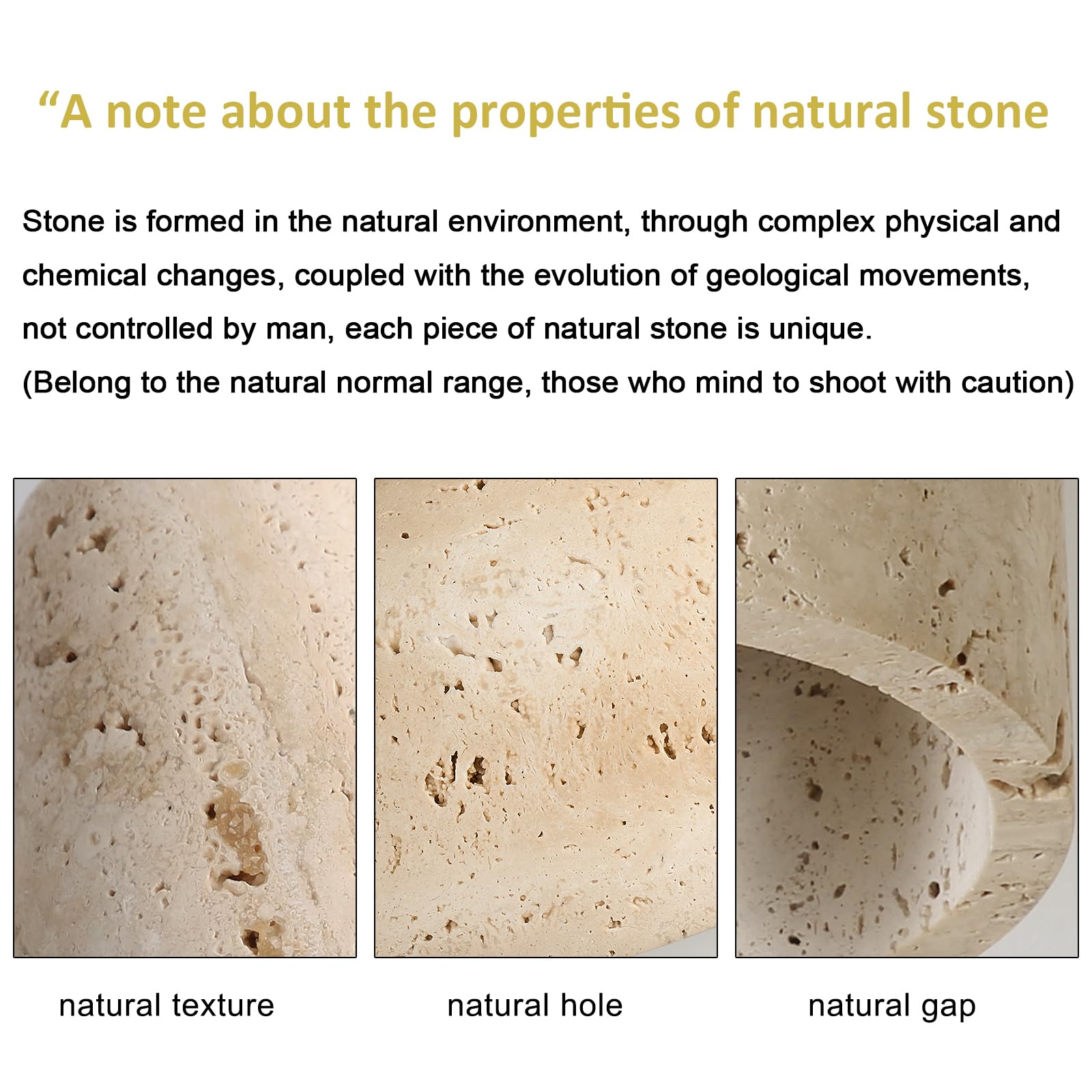 Nordic Pendant Light Natural Yellow Travertine Lamp Simple Wabi Sabi Lamp Suitable for Restaurant Bedside Kitchen Island Cafe Wood Pendant Light (Walnut Color) GenericBuy Supplements Australia