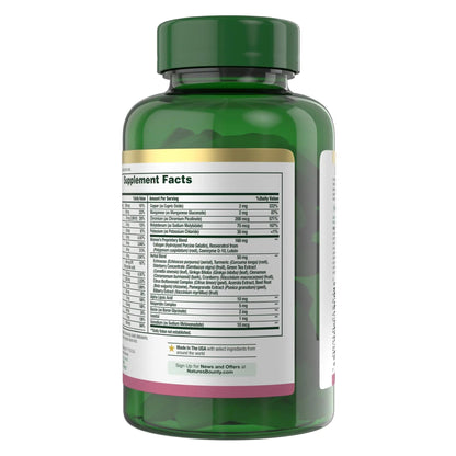 Nature's Bounty High Potency Women’s Complete Multivitamin, Daily Vitamin with Vitamin C, Supports Heart Health & Immune Function Nature's Bounty