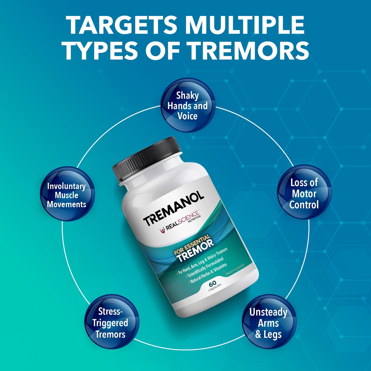 Tremanol Natural Aid Herbal Supplement – Includes Vitamin B2 & B12, Passionflower & Skullcap – 60 Caps (Pack of 6) – Made in USA TremanolBuy Supplements Australia
