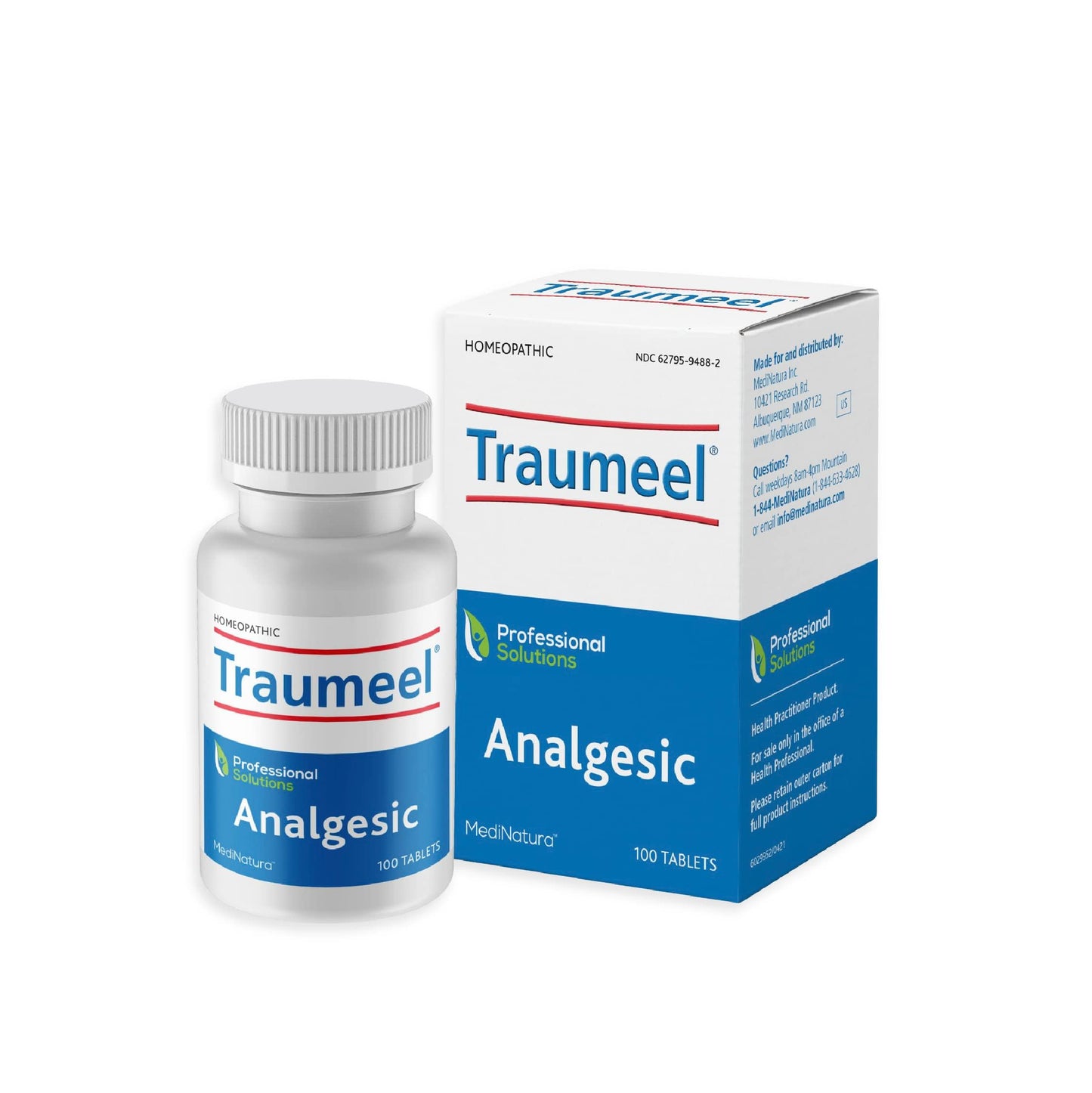 MediNatura Traumeel Homeopathic Arnica + 13 Active Ingredients for Muscle, Joint, Back, Arthritis, Injury, Exercise Related Pain & Soreness - Made in Germany - 100 Tablets MediNaturaBuy Supplements Australia