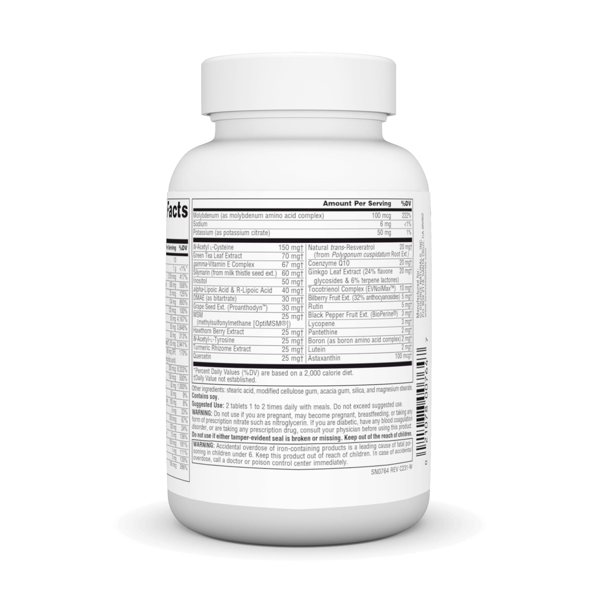 Source Naturals Life Force Multiple Daily Multivitamin High Potency Essential Vitamins, Minerals, Antioxidants & Nutrients - Energy & Immune Boost - 30 Tablets Source NaturalsBuy Supplements Australia