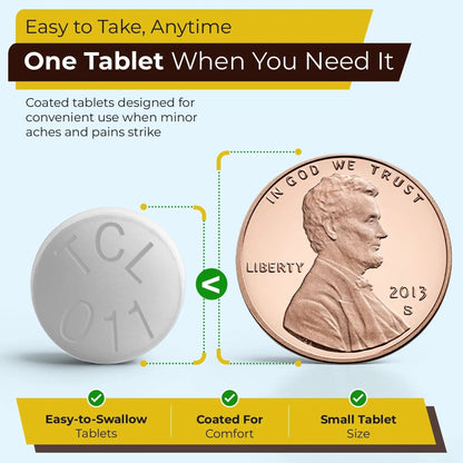 TIME-Cap-Labs 300 Count Regular Strength Aspirin 325mg for Adults - Compared to Bayer - Coated Regular Strength Aspirin Tablets - Pain Reliever for Minor Aches and Pains TIME-CAP LABS, INC.Buy Supplements Australia