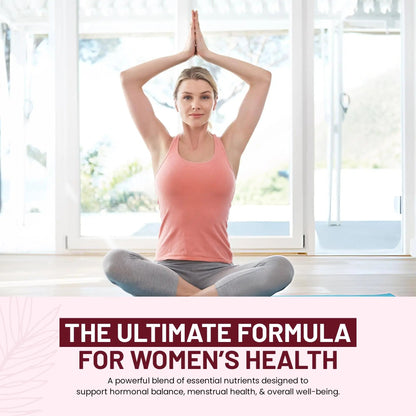 Mr Ros PCOS Multivitamin for Women – Happy Hormones Formula – Myo & D-Chiro Inositol 40:1, Omega-3, Vitamin D3, Zinc & Magnesium Mr Ros
