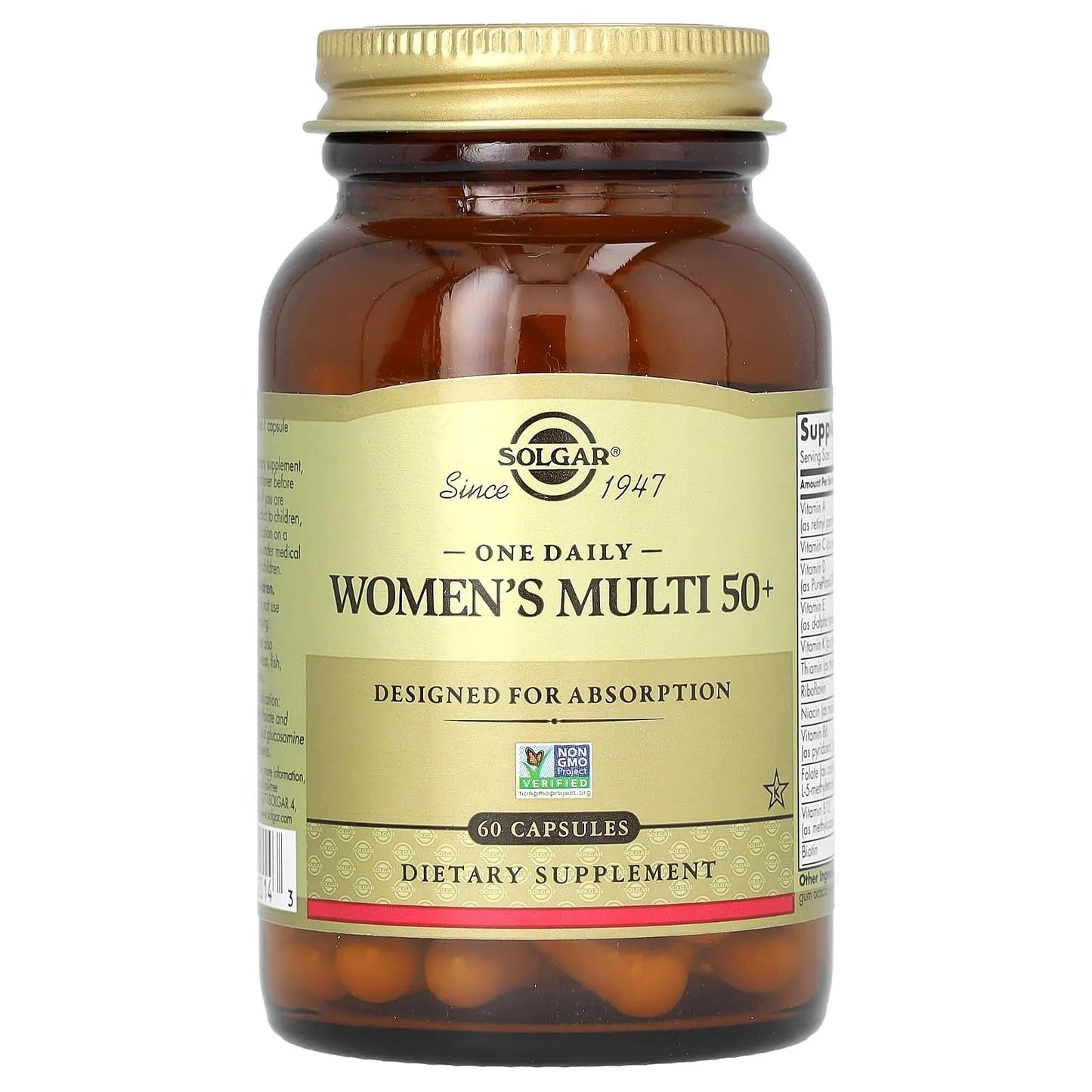 Solgar One Daily Women's Multi 50+ Whole Body Support for Women 50 and Older - Highly Absorbable Heart, Bone & Breast Health SolgarBuy Supplements Australia