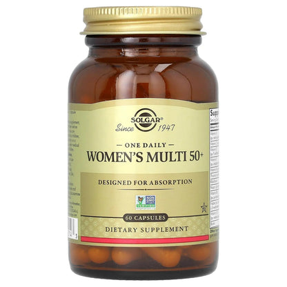 Solgar One Daily Women's Multi 50+ Whole Body Support for Women 50 and Older - Highly Absorbable Heart, Bone & Breast Health SolgarBuy Supplements Australia