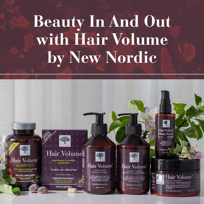 New Nordic Hair Volume Menopause, Supports Healthy Hair Growth During and After Menopause, Pine Bark and Annurca Apple Extract, 30 Tablets NEW NORDICBuy Supplements Australia