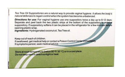 Suppositories with Tea Tree Oil (10 pcs) by PhytoLab My StoreBuy Supplements Australia