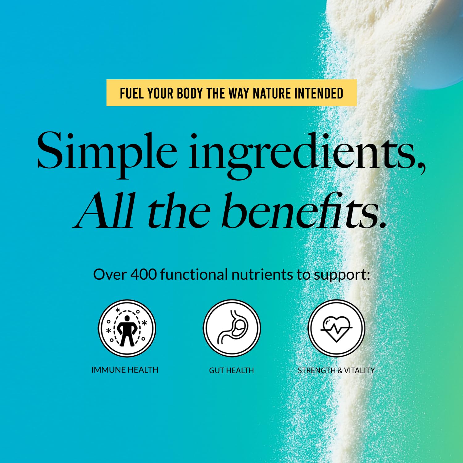 NAKED Colostrum Powder – 100% Grass-Fed Bovine Colostrum Supplement from US Farms | Tested at 20%+ IgG | Gut Health, Immunity, Recovery & Skin Support - 150 Servings NAKEDBuy Supplements Australia