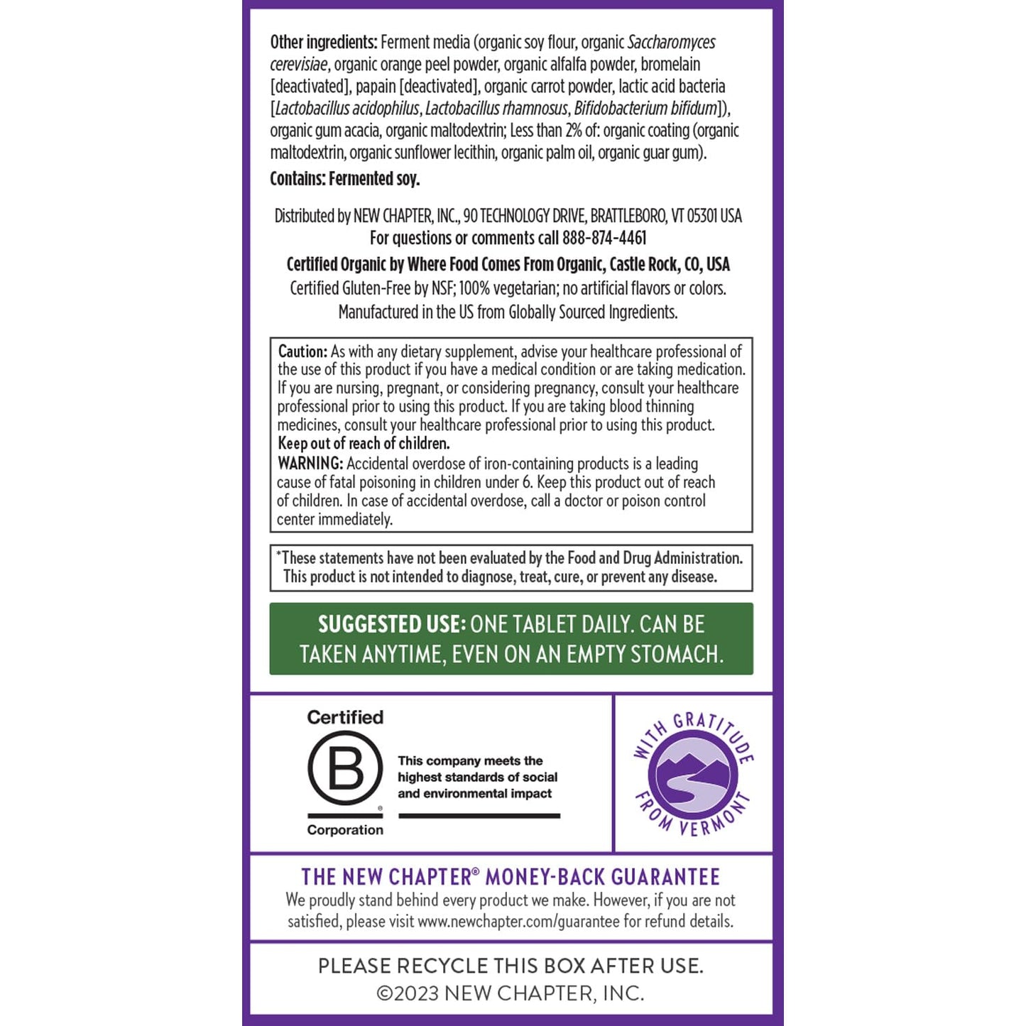 New Chapter Women's Multivitamin for Immune, Beauty + Energy Support with 20+ Nutrients -- Every Woman's One Daily New ChapterBuy Supplements Australia