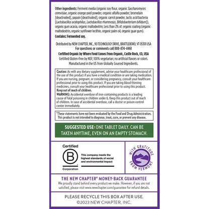 New Chapter Women's Multivitamin for Immune, Beauty + Energy Support with 20+ Nutrients -- Every Woman's One Daily New ChapterBuy Supplements Australia