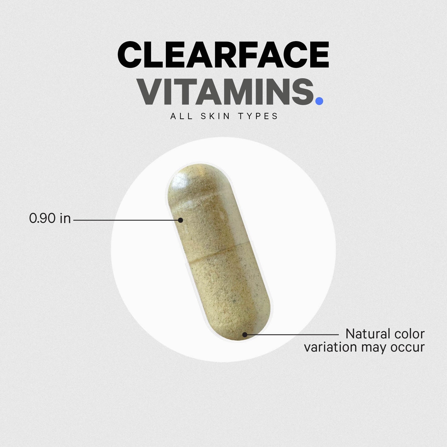 Codeage Clearface Pantothenic Acid, Niacin Supplement, Vitamins A, C, D3, E, Probiotics, Zinc, Riboflavin, Thiamin, L-Lysine HCL & Omega-3, Niacinamide, Skin Botanical Blend - Non-GMO - 90 Capsules CodeageBuy Supplements Australia