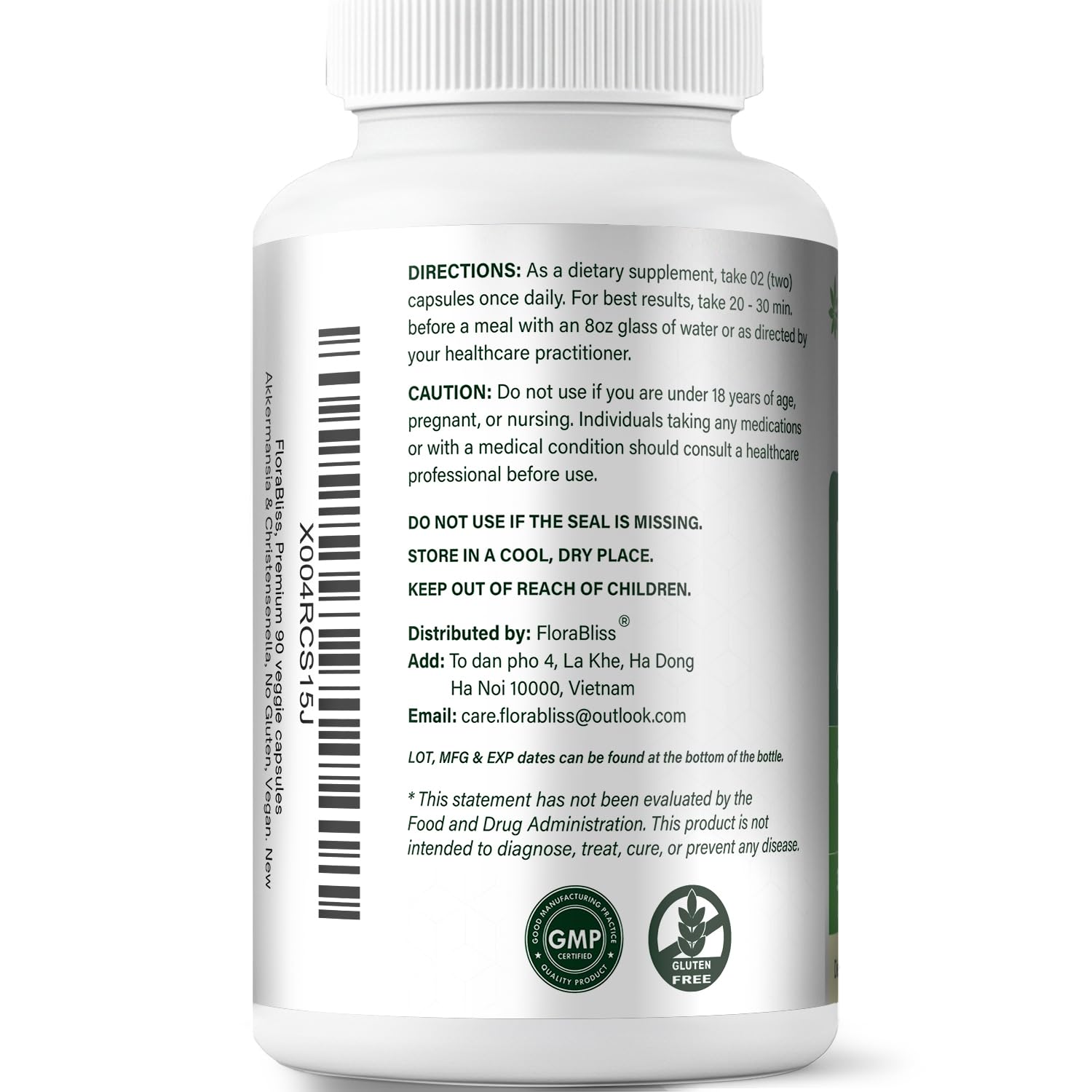 FloraBliss Rhodiola Rosea with Ashwagandha KSM-66, L-Theanine, Holy Basil & Black Pepper - 90 High Potency Vegan Capsules - 45-Day Supply FloraBlissBuy Supplements Australia