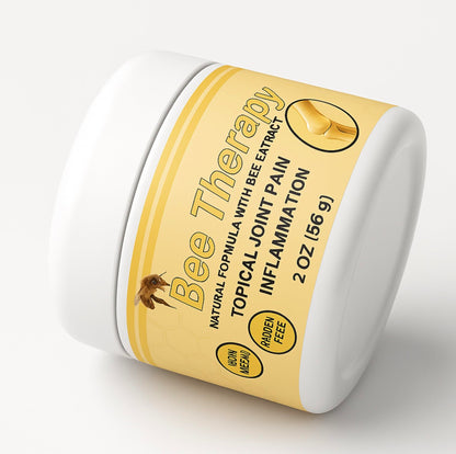 Bee Therapy Cream | Natural Formula with Bee Extract | Topical Use for Joints, Knees, Back & Muscles | 2 oz (56 g) | Paraben Free | Non-Greasy | Lightweight | Made in USA GenericBuy Supplements Australia