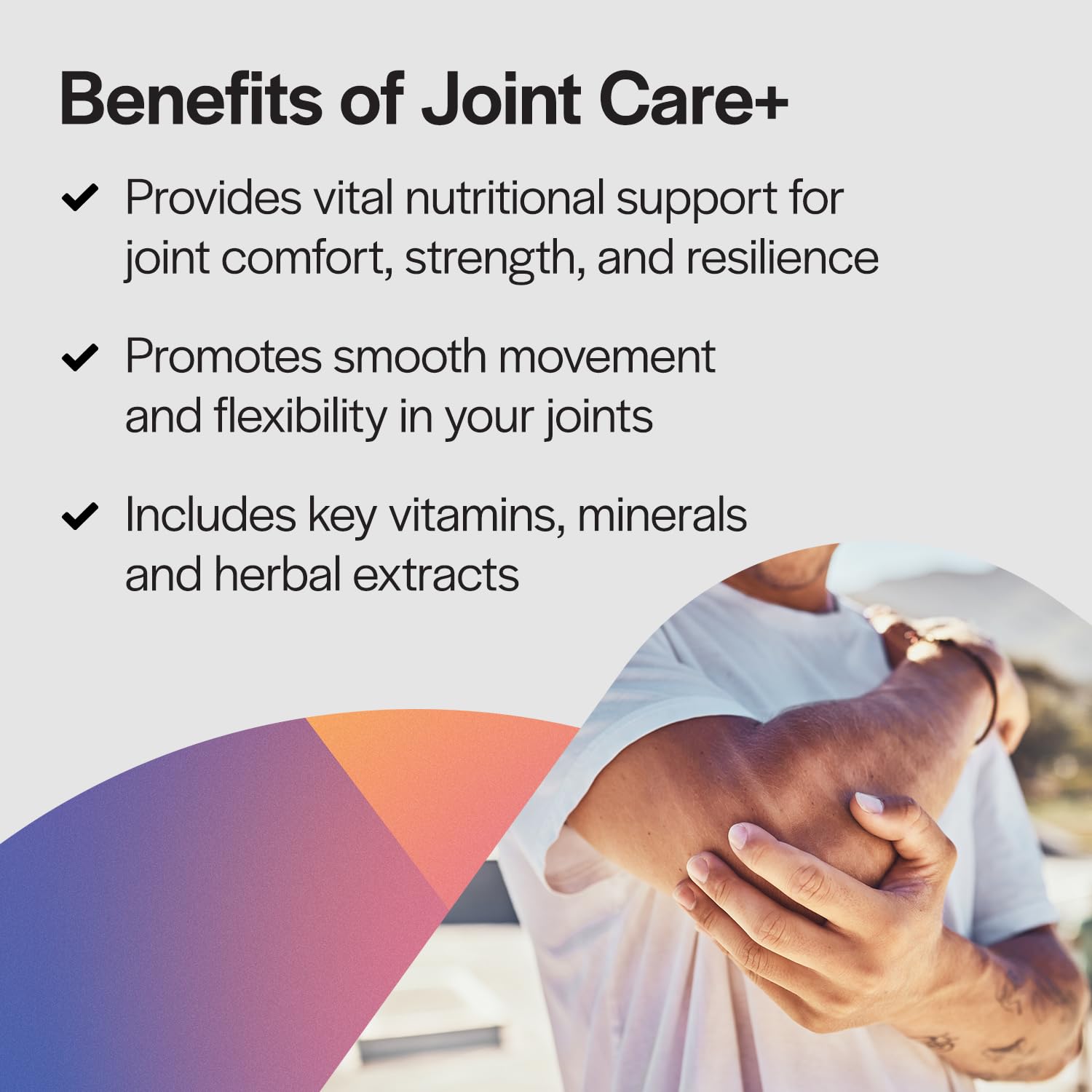 PureFormulas Joint Care + - Premium Joint Support Supplement with Hyaluronic Acid, Glucosamine, MSM, Green Lipped Mussel, Turmeric & More - Non-GMO Formula for Adults (120 Capsules) PureFormulasBuy Supplements Australia