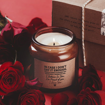 Candle Amber Moss Scented, Valentines Day Gifts for Her Girlfriend Wife, Romantic Anniversary YINUO LIGHTBuy Supplements Australia