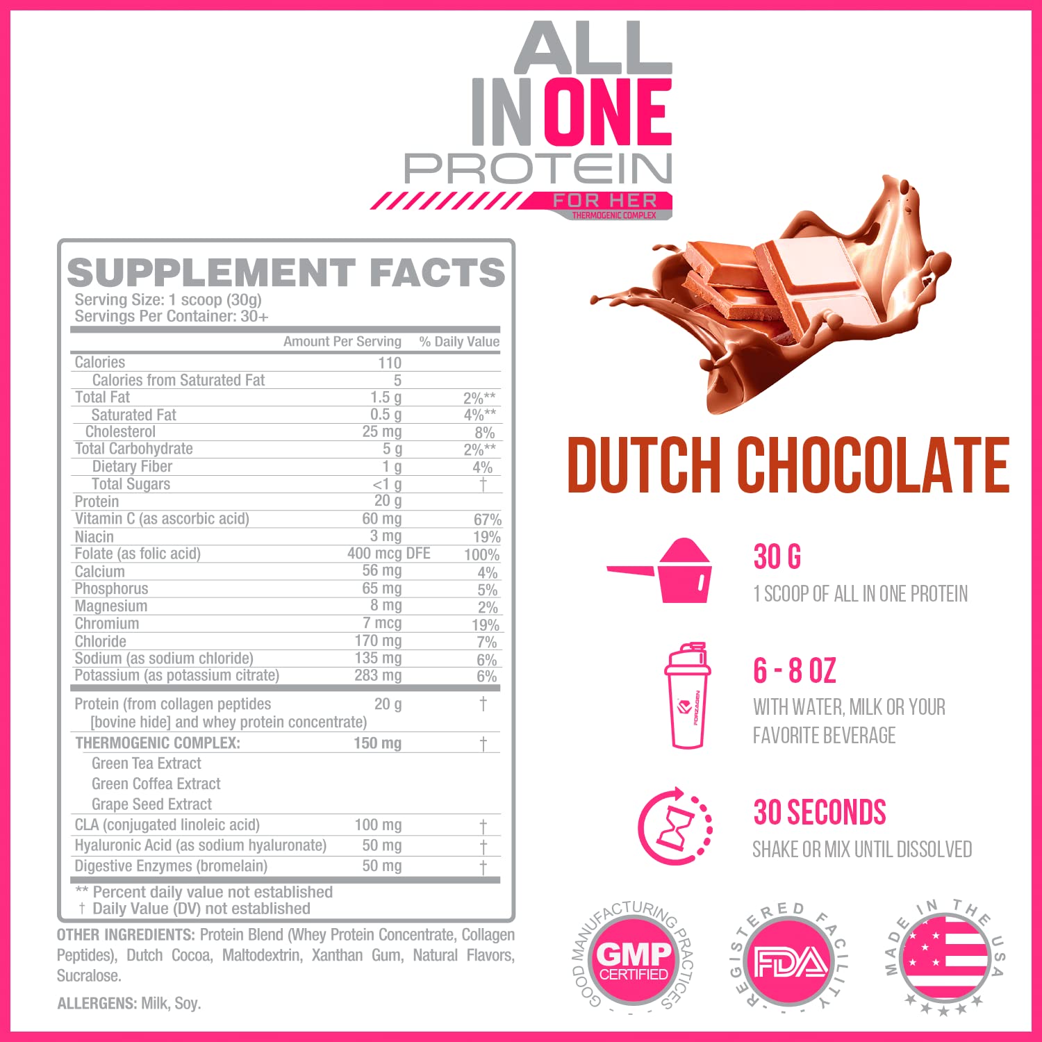 Forzagen Protein Powder for Women - Protein Shake With Collagen Powder for Women ForzagenBuy Supplements Australia