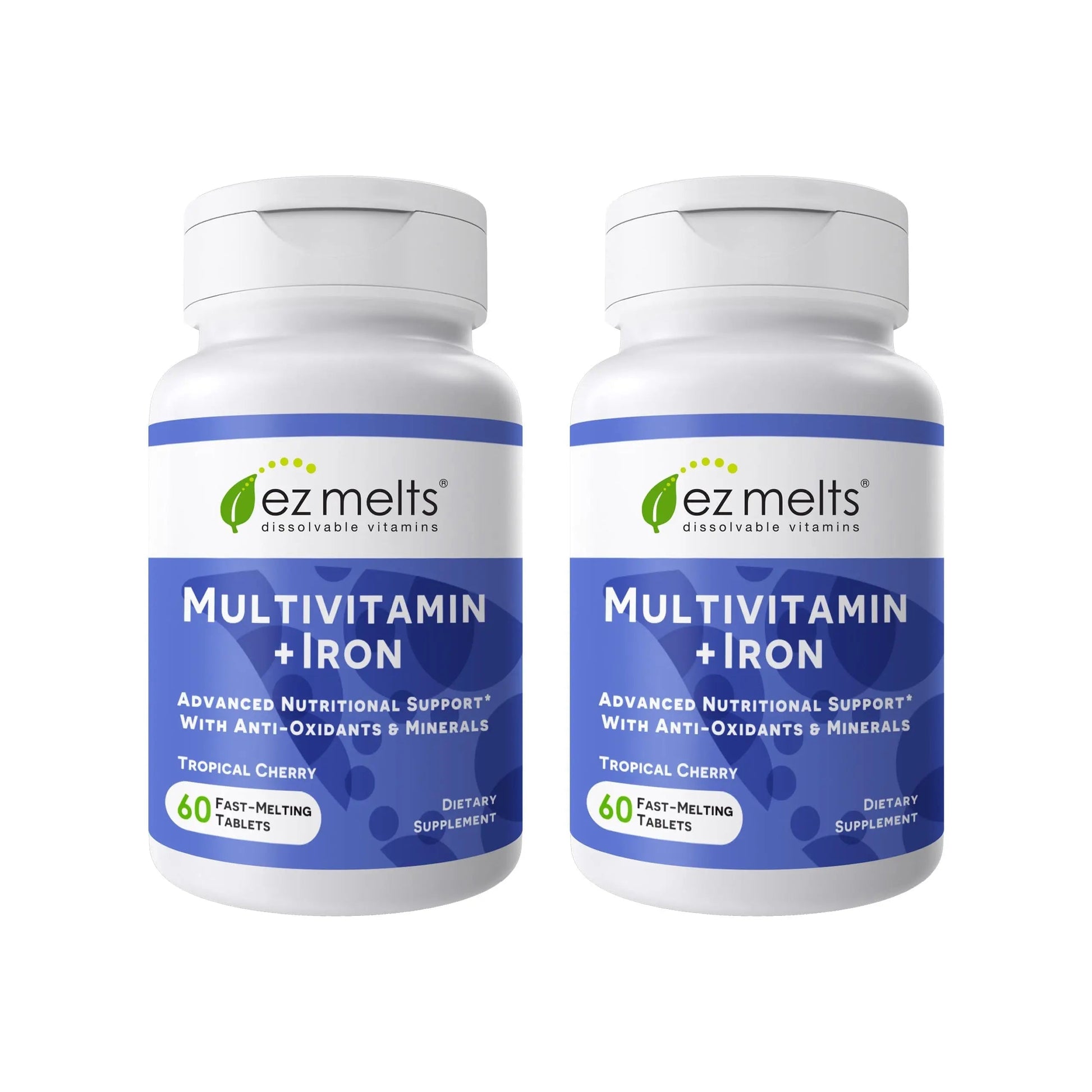 EZ Melts Multivitamin + Iron - Daily Multivitamin for Women & Men - Supports Healthy Energy Levels & Antioxidant Protection EZ MeltsBuy Supplements Australia