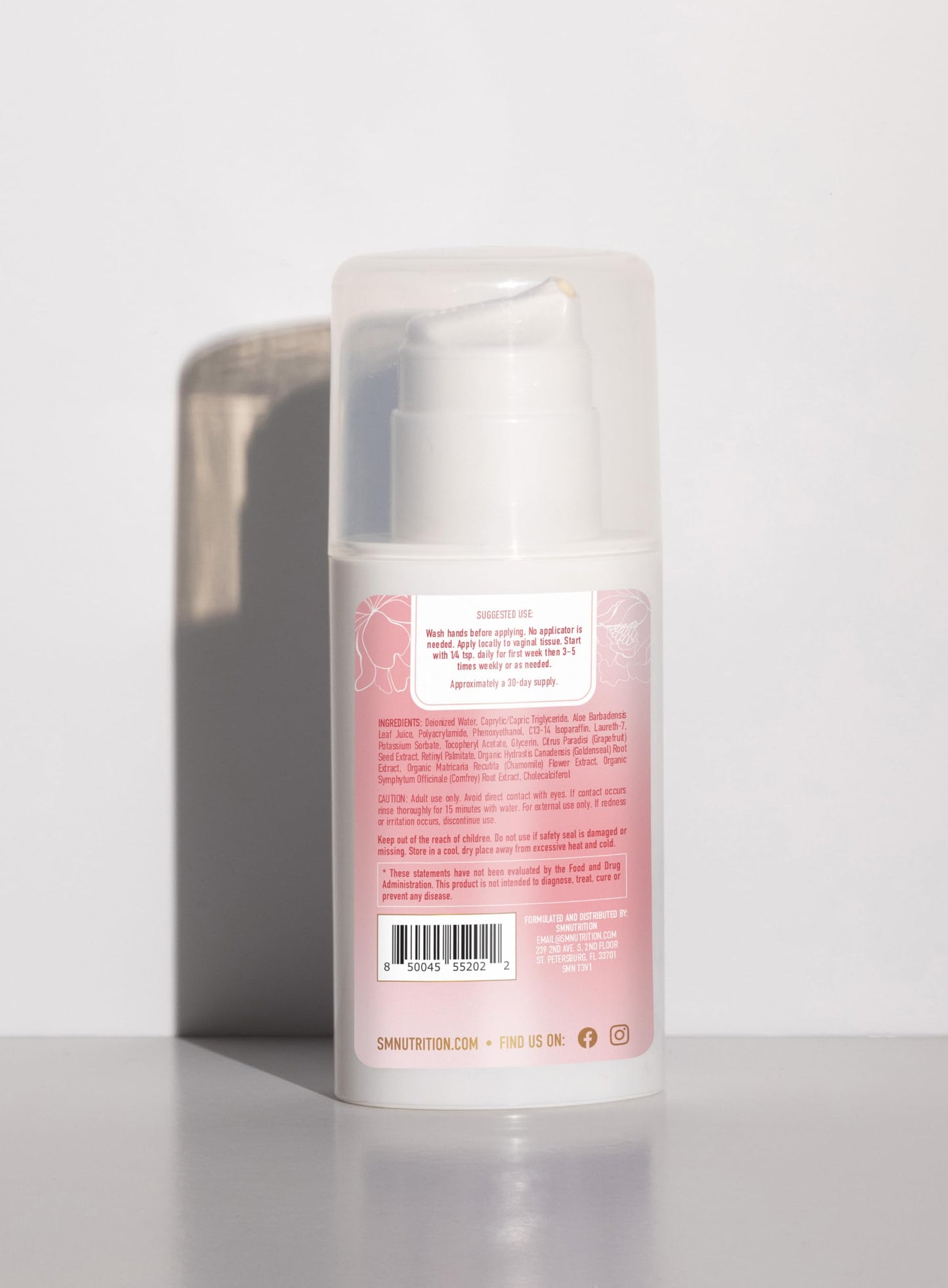 Vulva Rescue Moisturizer Cream | 3oz. PUMP | Soothes Vaginal Itch & Dryness | No Estrogen or Fragrance SMNutritionBuy Supplements Australia