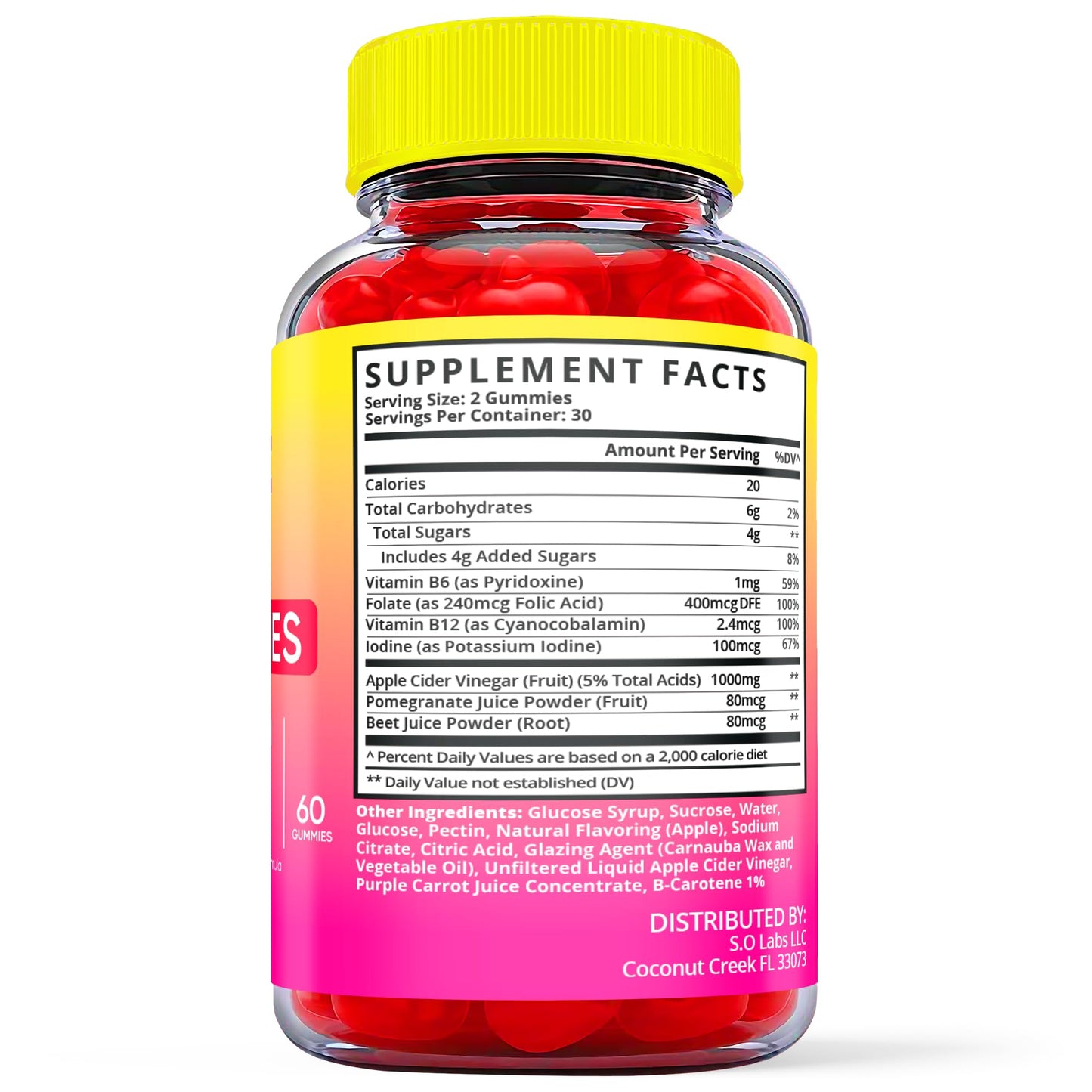 Keto ACV Gummies Advanced Weight Loss, ACV Supplement Work Fast Women Plus Men (2 Pack) S.O LabsBuy Supplements Australia