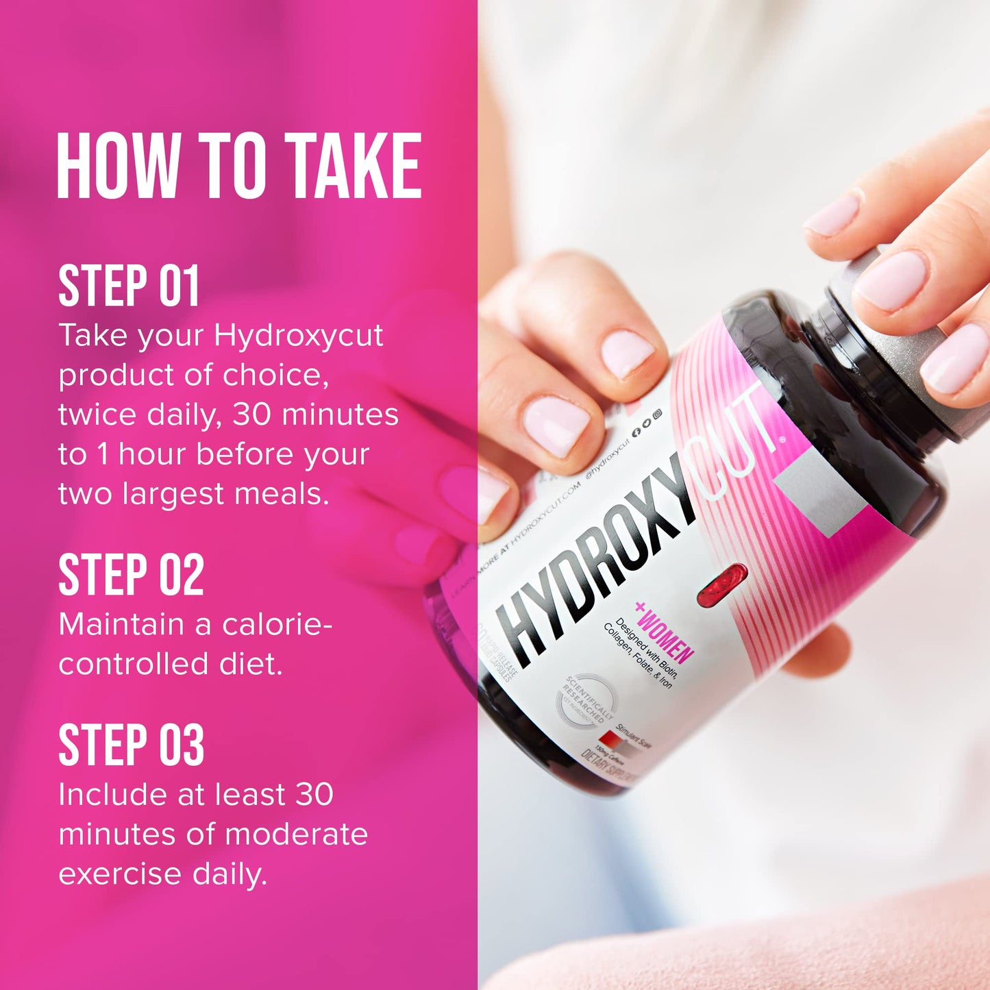 Hydroxycut + Women Pills with Biotin & Collagen | Hair Nails and Skin Vitamins | Iron Supplement HydroxycutBuy Supplements Australia