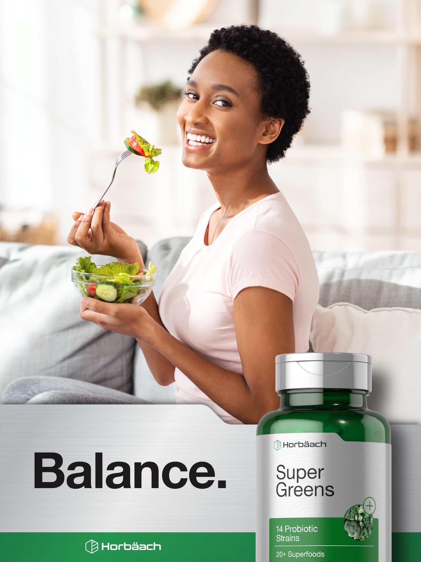 Horbäach Super Greens Supplement with Probiotics | 150 Caplets | Non-GMO, and Gluten Free HorbäachBuy Supplements Australia