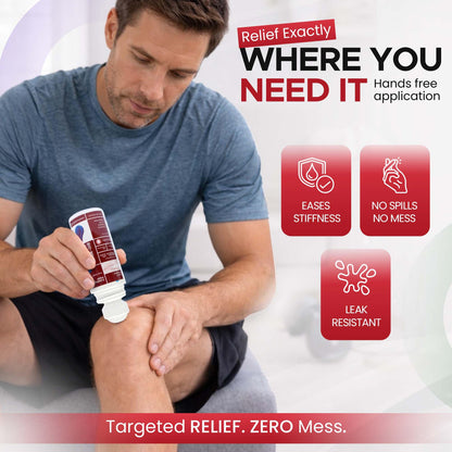 BIO-RELIEF +CH Pain Relief Roll On w 10% Methanol | Highly Effective, Cool & Topical Pain Relief Extra Strength for Arthritis,Muscle,Joint & Back | Easy Roll On Maximum Strength, Made in USA Scientific Solutions GlobalBuy Supplements Australia
