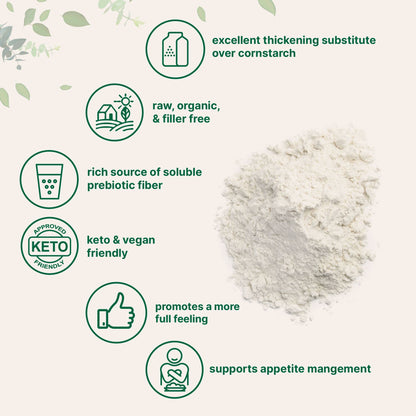 Organic Glucomannan Konjac Root Powder (Konjac Gel Powder), 10 Ounce, Soluble Fiber & Prebiotics Micro IngredientsBuy Supplements Australia