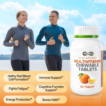 Oopeatol Multivitamin for Adults with Vitamin C, D3 & B Vitamins | Daily Increase Body Protection, Energy & Bone and Joint Equilibrium and Health | OopeatolBuy Supplements Australia