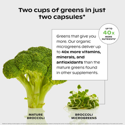 wholier Supergreens Multi, Daily Greens, Vegan Multivitamin for Women + Men, Whole Food Vitamins + Minerals, Prebiotics for Gut Health, Adaptogens (60 Vegan Capsules) Glass Bottle wholierBuy Supplements Australia