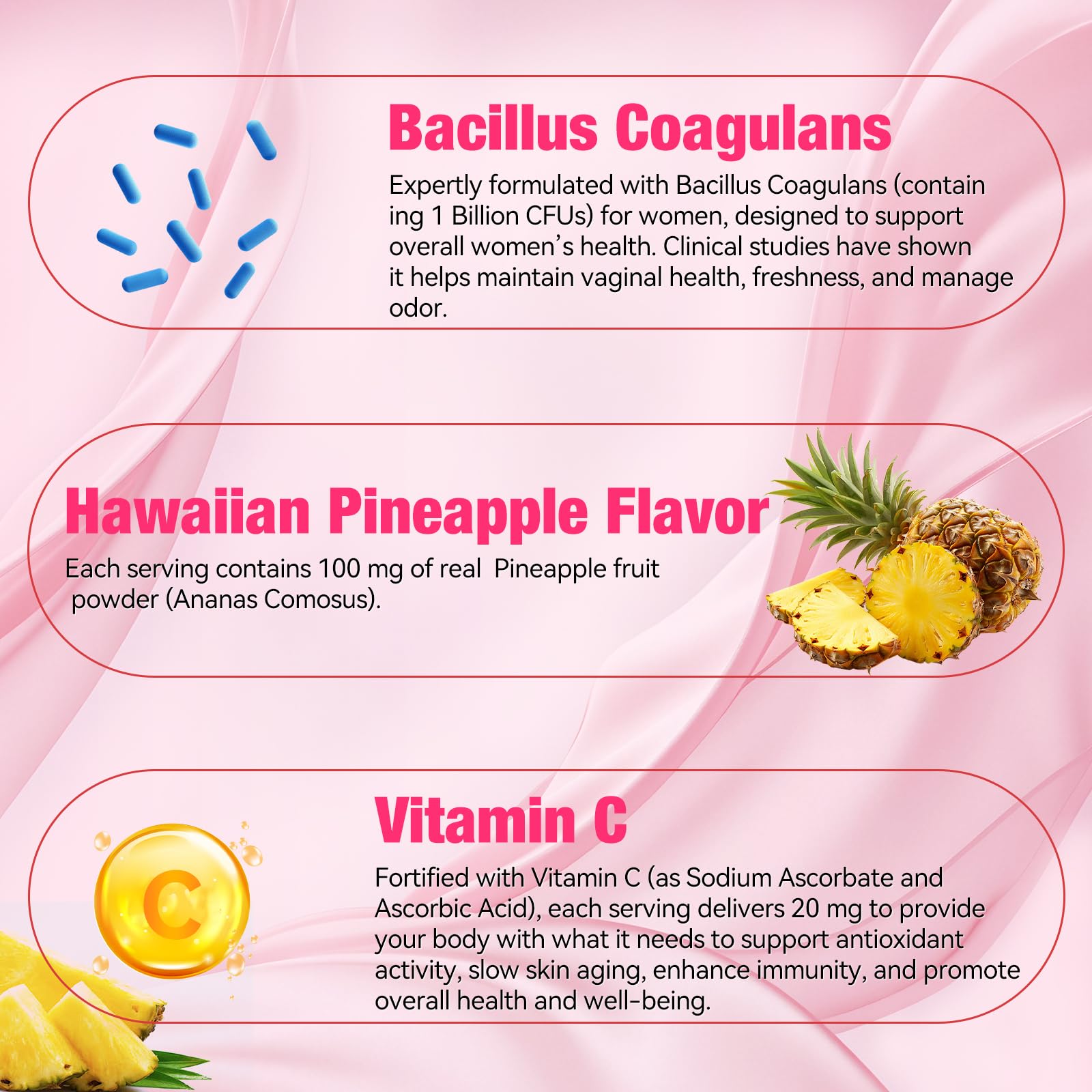 QualiLife Premium Feminine Balance Gummies for Women – Probiotic Vaginal Health Support with Vitamin C – pH Balance & Flora Support – Sugar Free, Vegan, Hawaiian Pineapple Flavor – 60 Gummies (1) QualiLifeBuy Supplements Australia