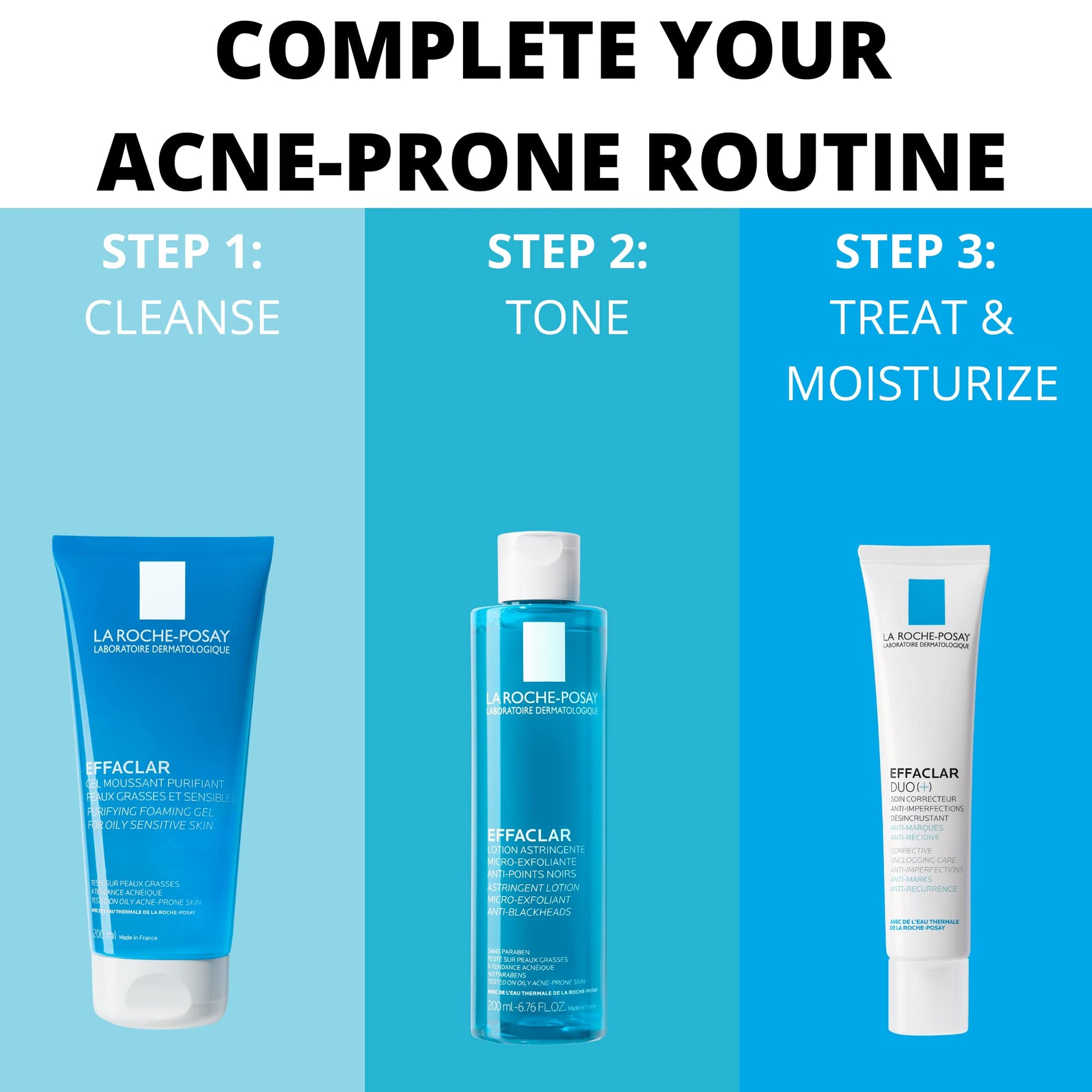 La Roche-Posay Effaclar Purifying Foaming Gel Cleanser for Oily Skin La Roche-PosayBuy Supplements Australia