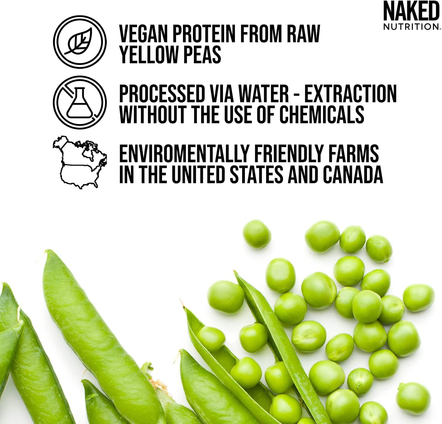 NAKED nutrition Naked Shake - Vanilla Protein Powder - Plant Based Protein Shake NAKEDBuy Supplements Australia