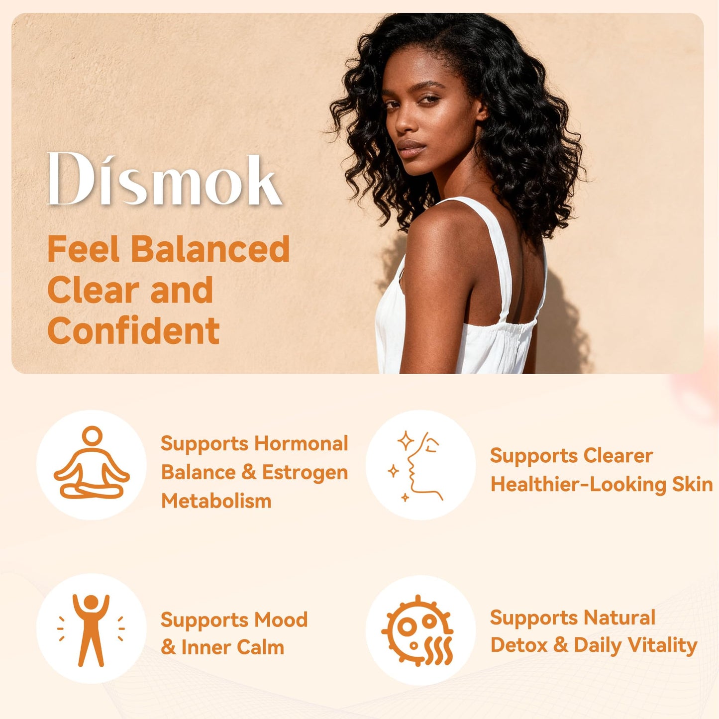 DIM Supplement 400 mg | Advanced Liposomal Multi-Action Complex for Estrogen Balance in Women & Men | Supports Hormonal Acne, Healthy Estrogen Metabolism & Clear Skin | Third-Party Tested DismokBuy Supplements Australia