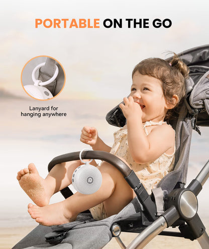 Dreamegg White Noise Machine - Portable Sound Machine for Baby Adult, Features Powerful Battery DreameggBuy Supplements Australia