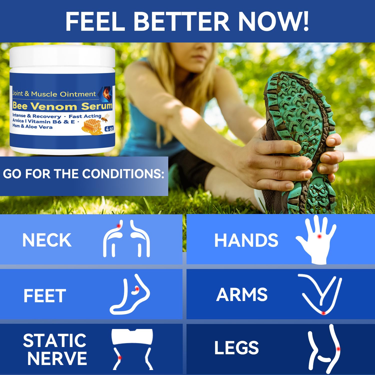 Cedonivor Bee Venom Joint and Bone Cream, Bee Venom Joint Relief Cream Joint Care for Knee, Neck, Back, Hands, Feet Moisturizer CedonivorBuy Supplements Australia