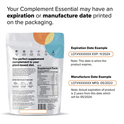 Complement Essential Vegan Multivitamin for Men & Women (30 Servings, 90 Capsules) with Omega-3 DHA & EPA, B12, Vitamin D3 & K2, Zinc, Selenium ComplementBuy Supplements Australia