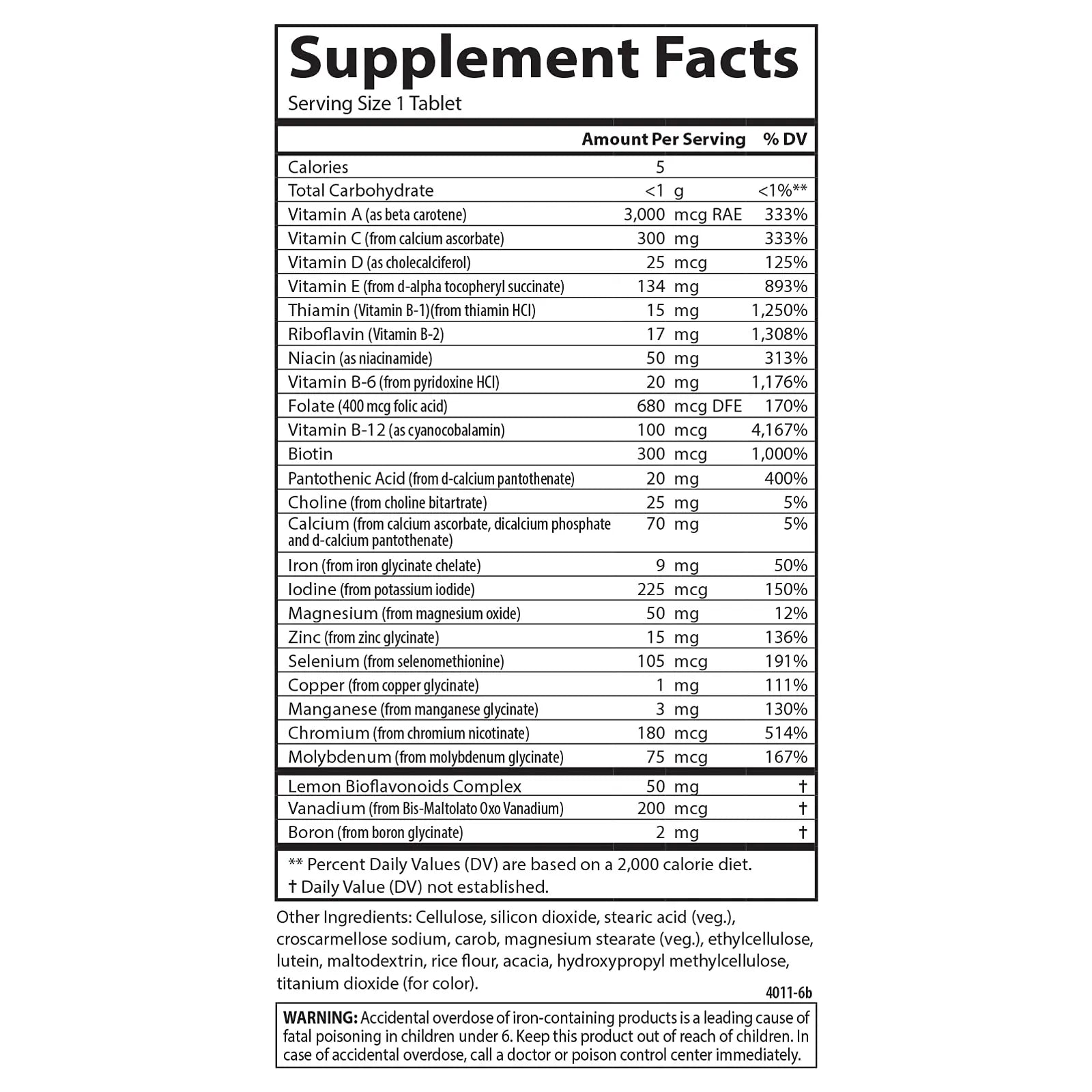 Carlson - Super 1 Daily, Vegetarian Multiple Formula, Multivitamin, Optimal Wellness, 120 Tablets Carlson