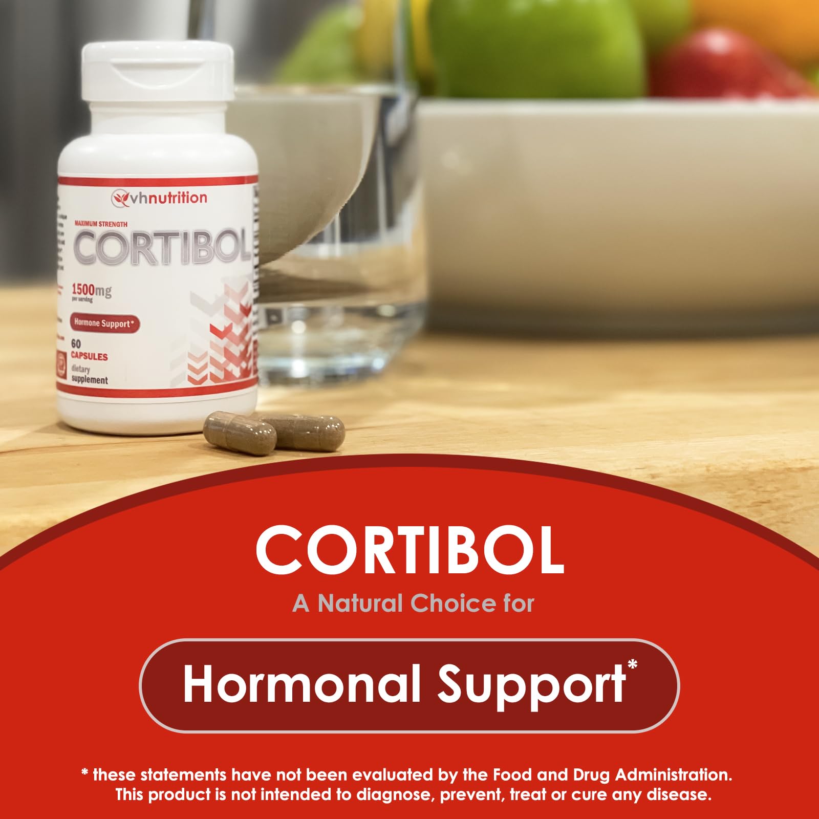 VH Nutrition CORTIBOL | Cortisol Manager* Supplement | Maximum Strength Adrenal VH NutritionBuy Supplements Australia