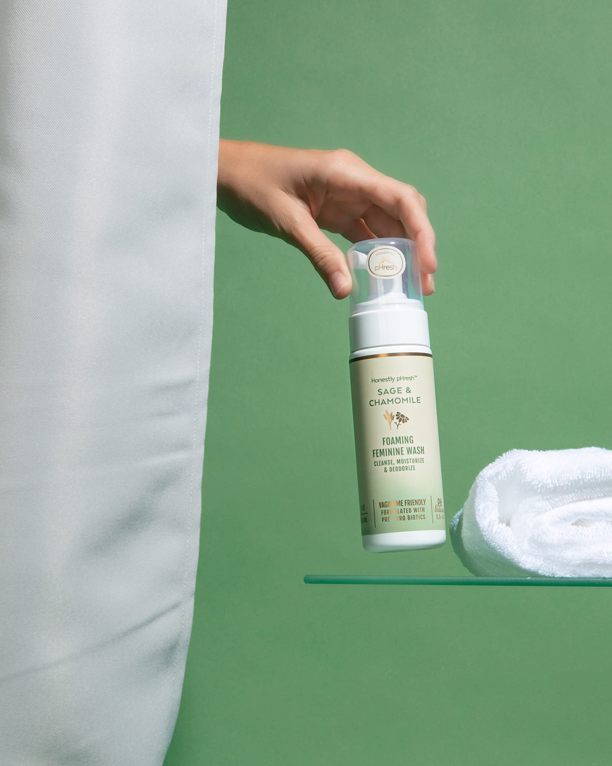 Honestly pHresh Natural Prebiotic & Probiotic Foaming Feminine Wash, pH Balanced with Essential Minerals Honestly pHreshBuy Supplements Australia