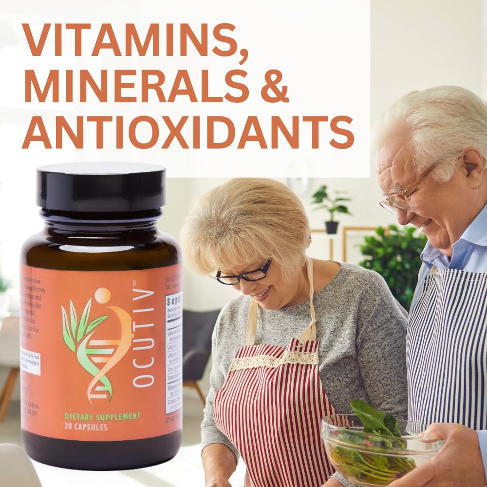 Youngevity Ocutiv™ - Eye Vitamin & Mineral Supplement - Contains Vitamin A, C, E, Zinc, Bilberry, Lutein, Lycopene, Zeaxanthin, Astaxanthin - 30 Capsules YoungevityBuy Supplements Australia